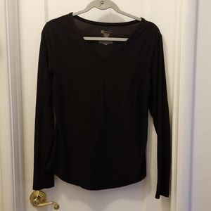 Long sleeve stretchy top